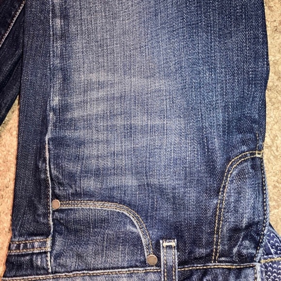 PAIGE Laurel Canyon size 27 Women’s dark wash with embroidered pockets - Picture 9 of 11